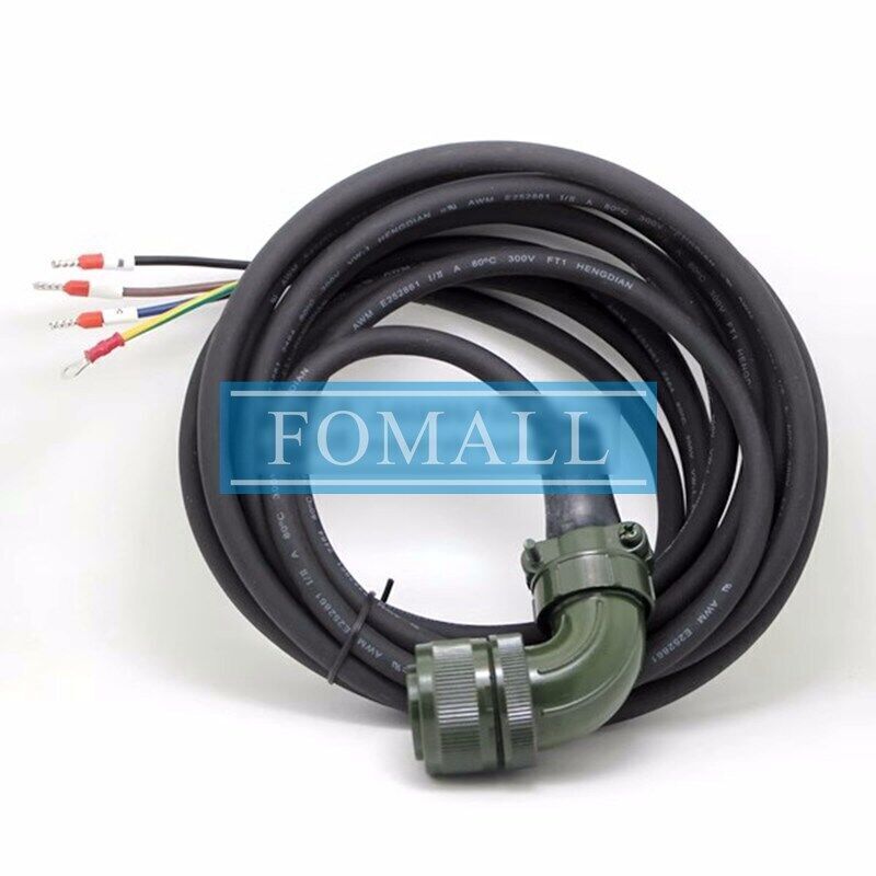 1PC Fit For Panasonic A4/A5/A6 series servo motor power cable MFMCD0032ECD 5M