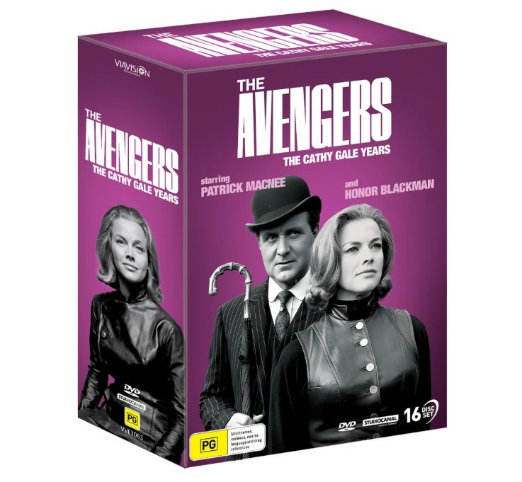 THE AVENGERS THE CATHY GALE YEARS IMPRINT TV DVD  (not BLURAY) NEW SEALED