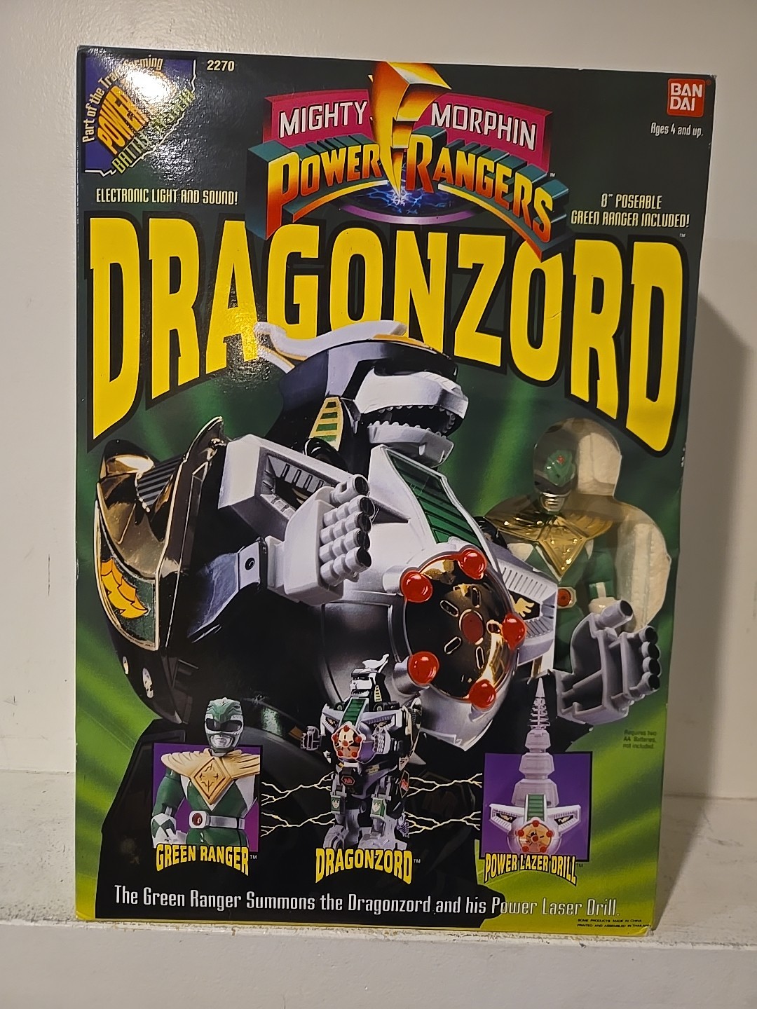 Vintage 1993 Dragonzord Green Ranger Power Rangers New Vintage 1993 Dragonzord Green Ranger Power Rangers New