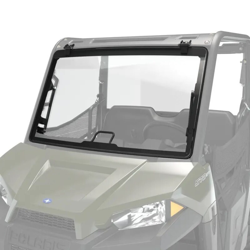 15-20 Polaris Ranger Lock & Ride Full Tip-Out Glass Windshield 2881784