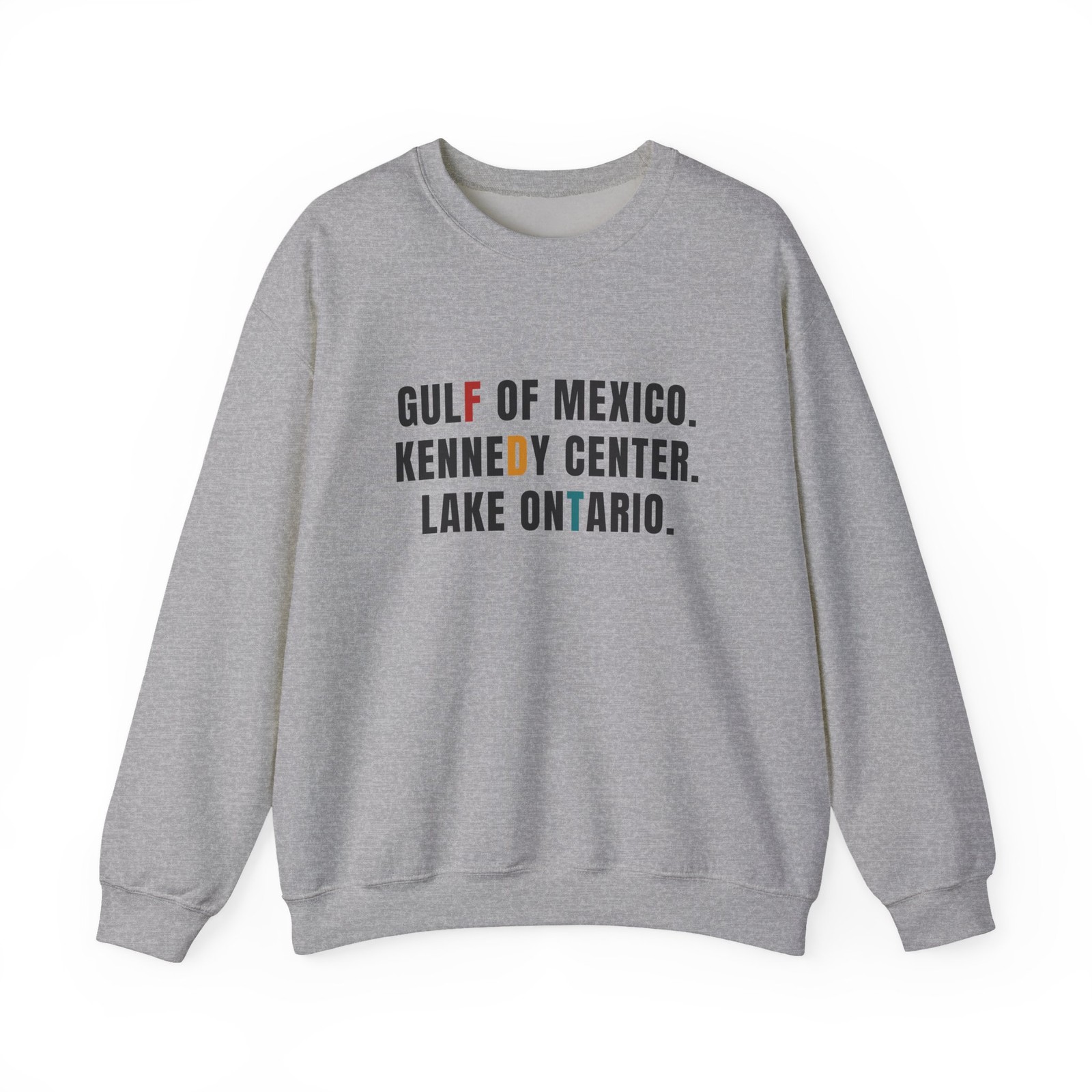 Gulf of Mexico Kennedy Center Lake Ontario crewneck sweatshirt