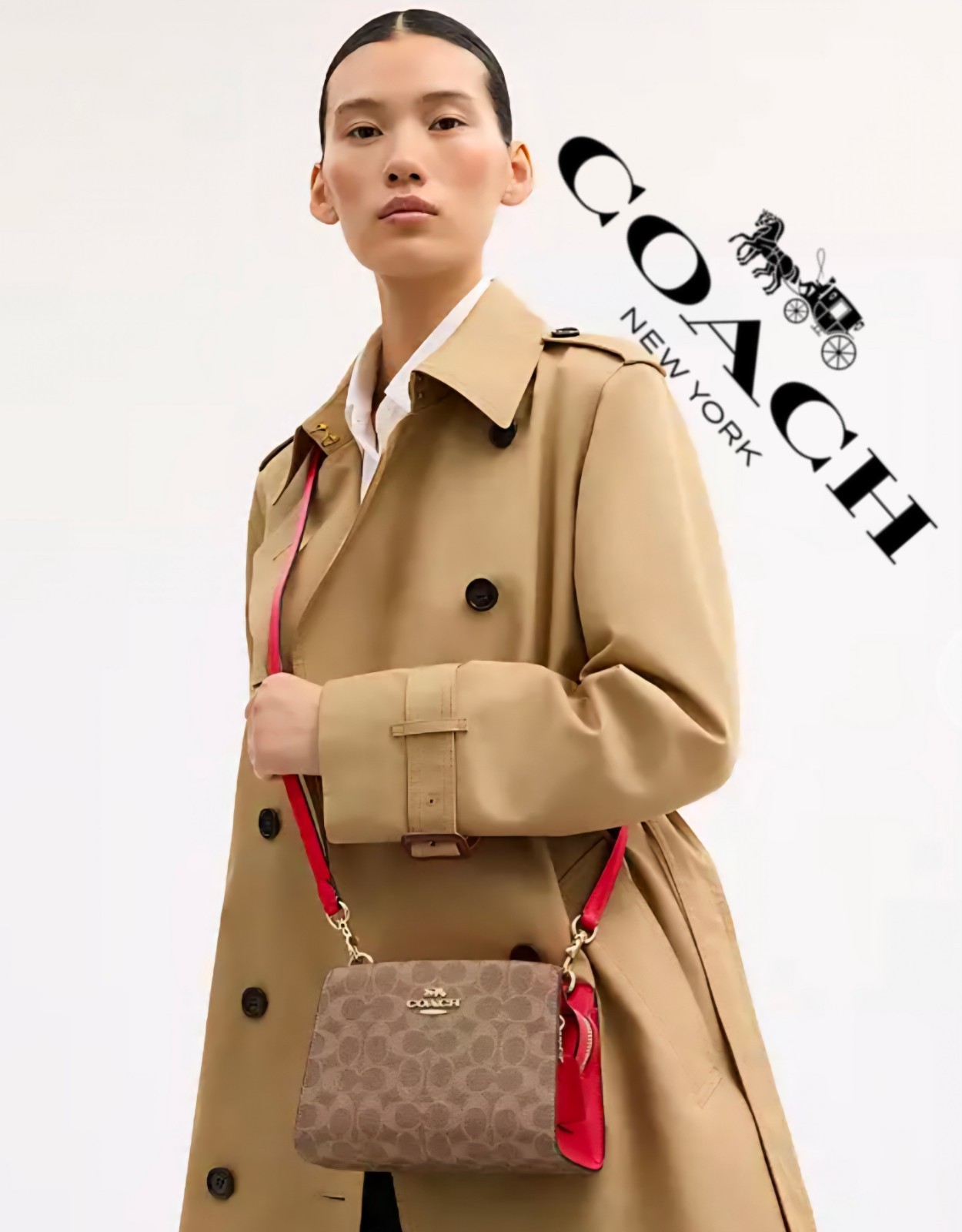 Coach Gia Crossbody Bag Signature Canvas CCK77 NWT Coach Gia Crossbody Bag Signature Canvas CCK77 NWT