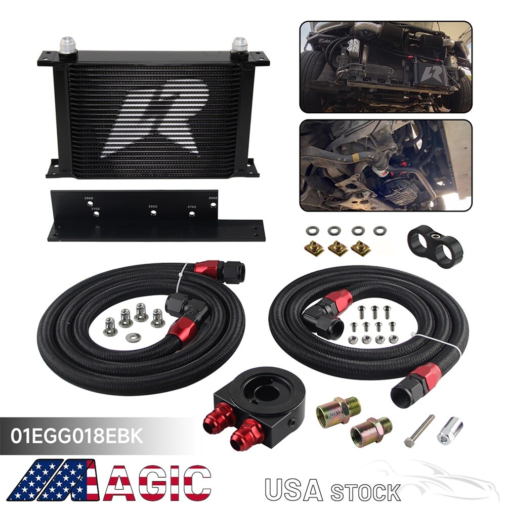 FOR FAIRLADY 350Z 370Z Z VQ35 VQ37 UPGRADE 24 ROW ENGINE OIL COOLER KIT FOR FAIRLADY 350Z 370Z Z VQ35 VQ37 UPGRADE 24 ROW ENGINE OIL COOLER KIT