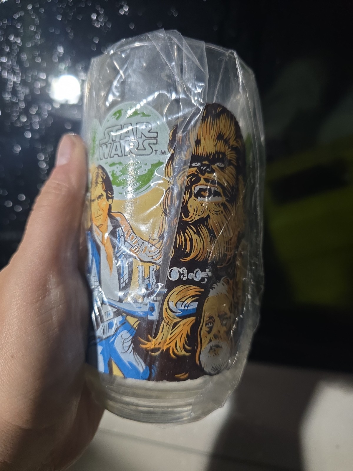 Vintage Chewbacca Glass 1977 Burger King New Vintage Chewbacca Glass 1977 Burger King New