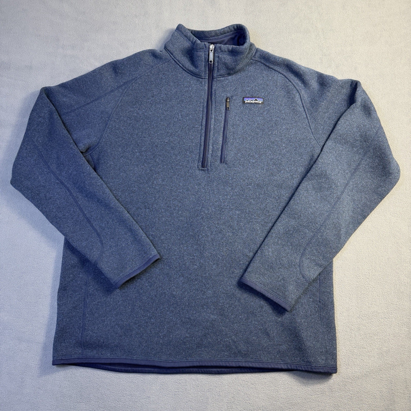 Patagonia Better Sweater Mens XL Blue 1/4 Quarter Zip Fleece Pullover Hiking Patagonia Better Sweater Mens XL Blue 1/4 Quarter Zip Fleece Pullover Hiking