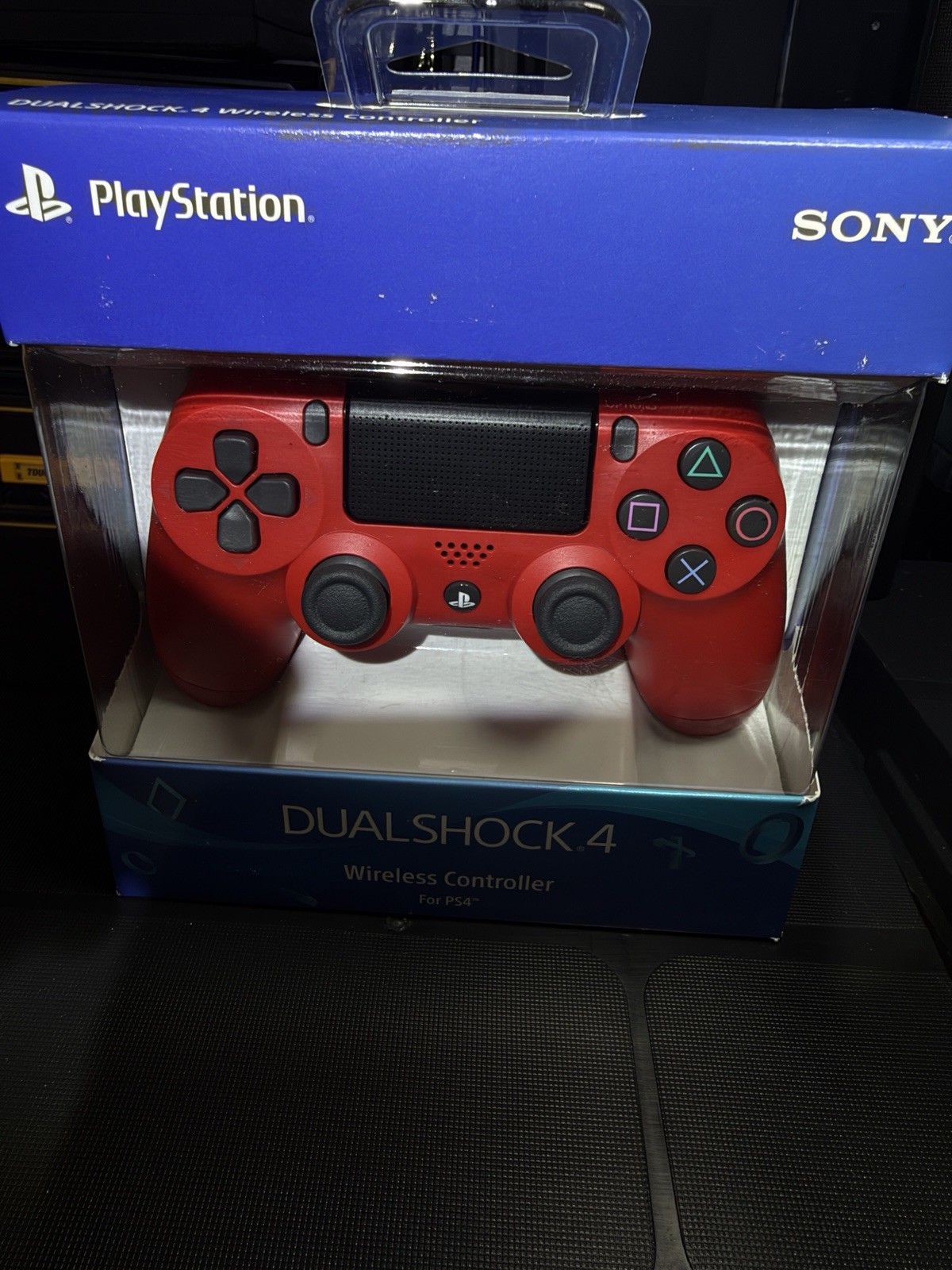 Authentic Sony PlayStation DualShock 4 Wireless Controller PS4 Magma Red SEALED