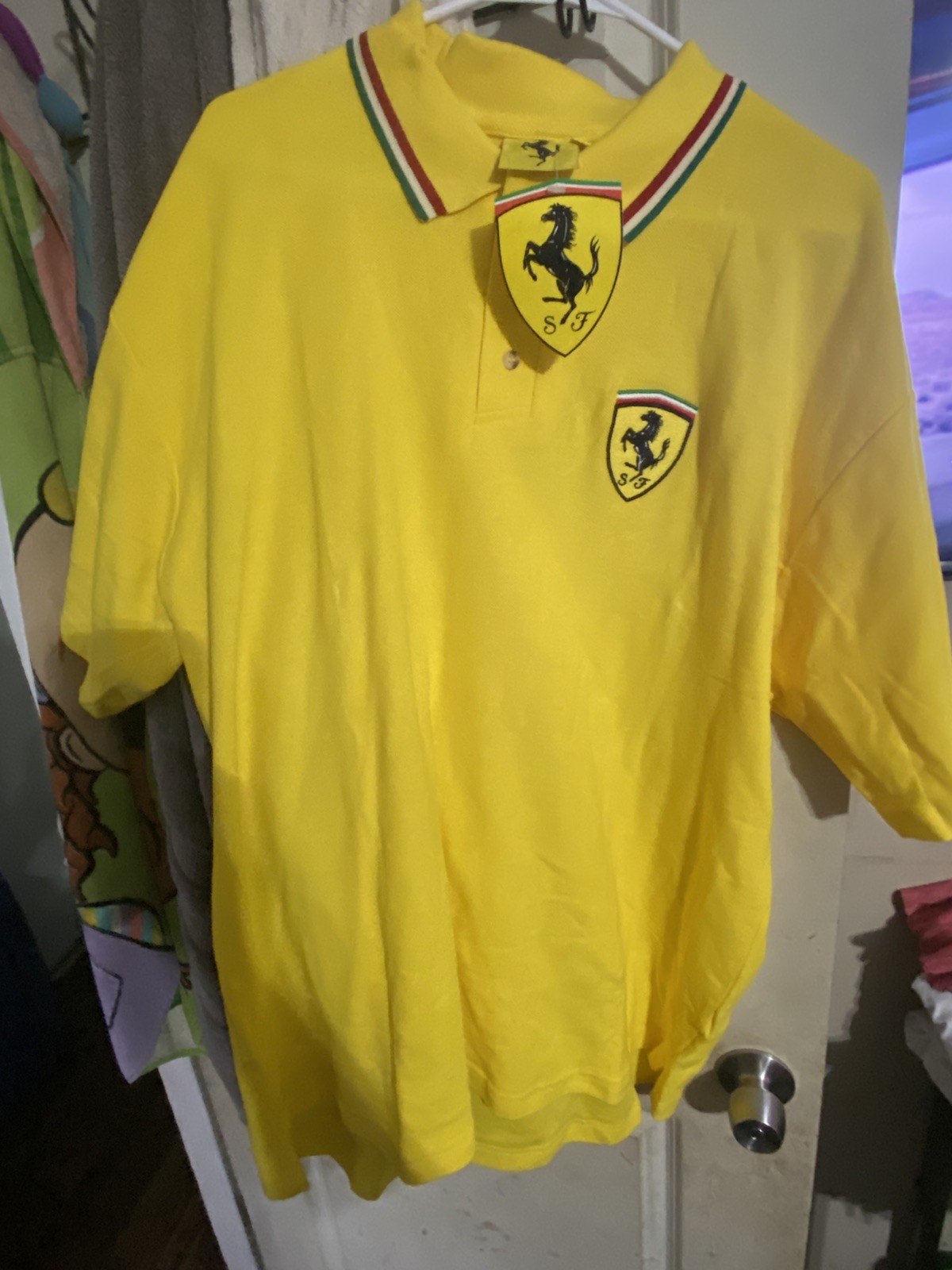 Vintage 1996 Ferrari Polo Shirt XXL, NEW WITH TAG Vintage 1996 Ferrari Polo Shirt XXL, NEW WITH TAG