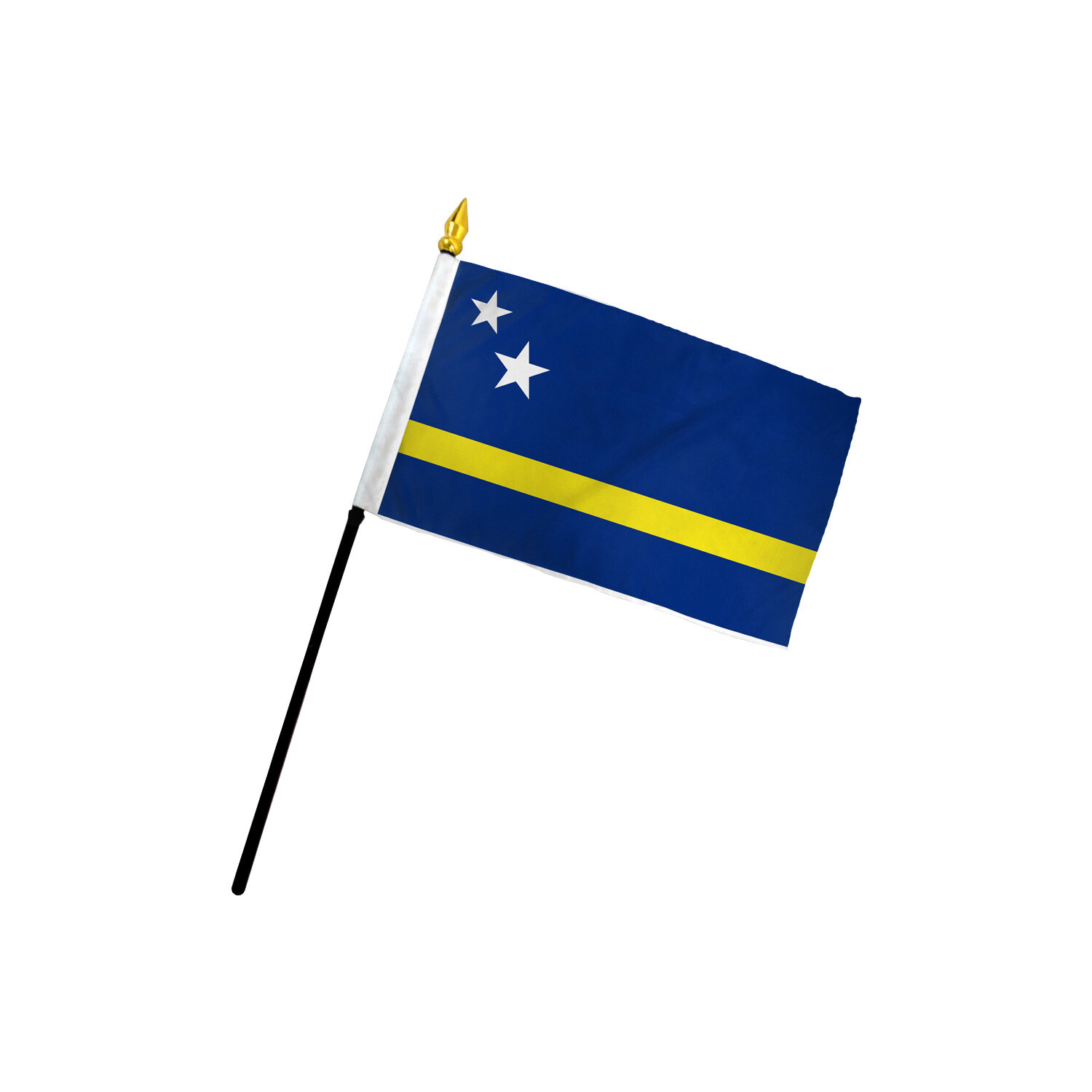 1 Dozen Curacao Flags 4x6in Stick Flag of Curacao Curacaoan Flag
