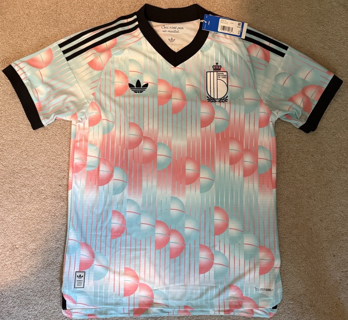 Adidas Belgium Away Jersey 2026 Men’s Large Authentic BNWT - SHIPS FAST