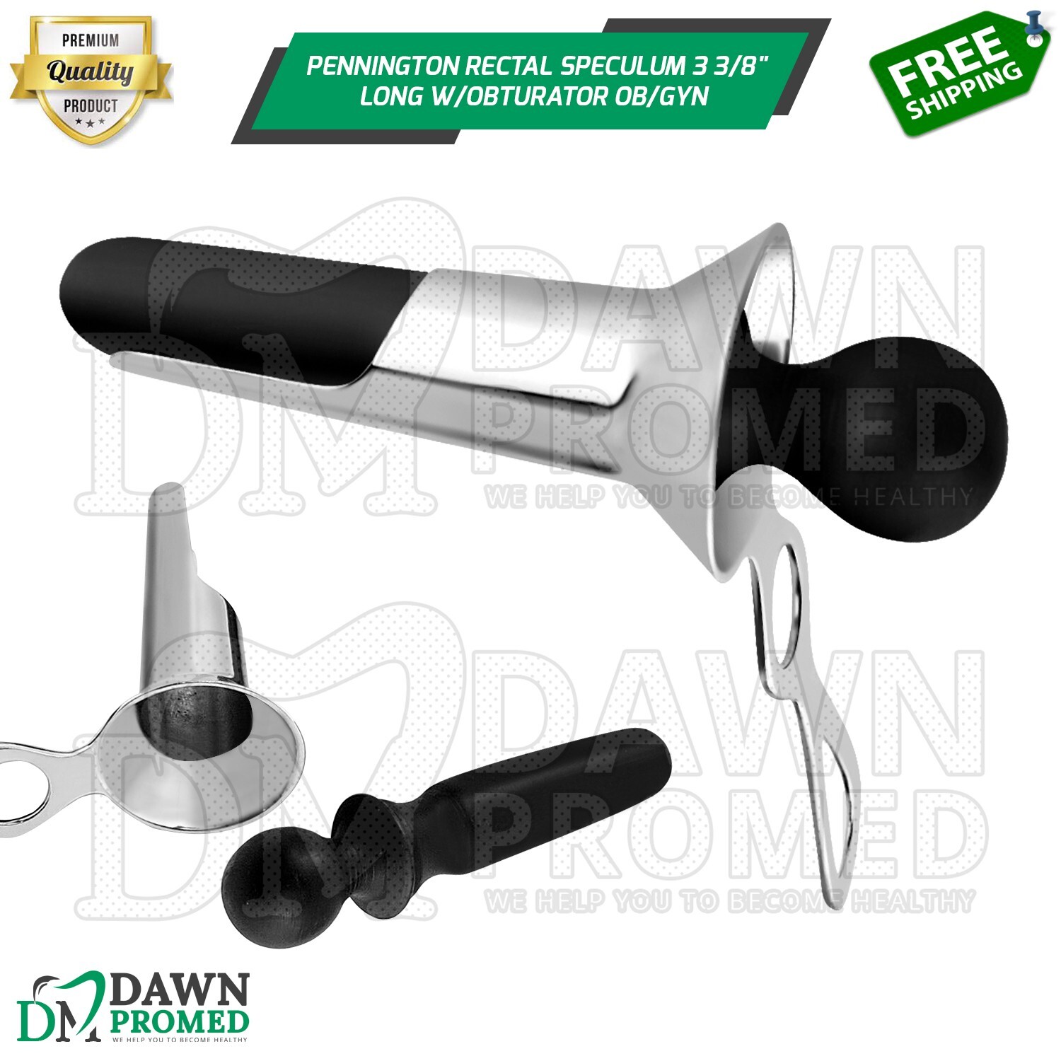 Pennington Rectal Speculum 3 3/8\