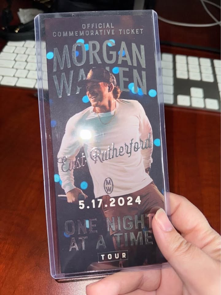 Morgan Wallen - One Night at a Time Tour 2024 - Commemorative Ticket (MetLife)