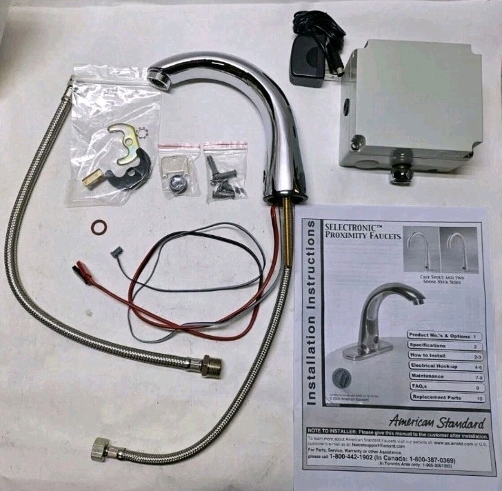 NEW American Standard Selectronic Touchless Proximity Faucet 6055.105.002 Chrome