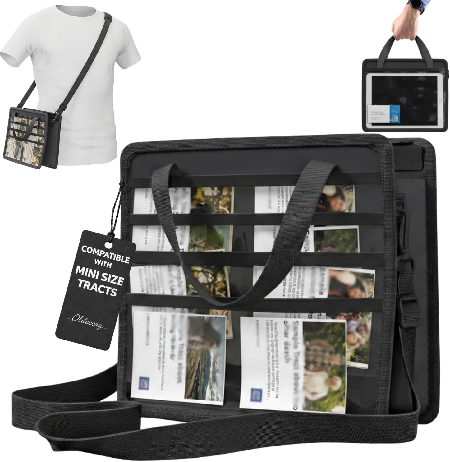Magazine Tract Holder for Jehovah\'s Witness Ministry | Organizer Bag for Field S
