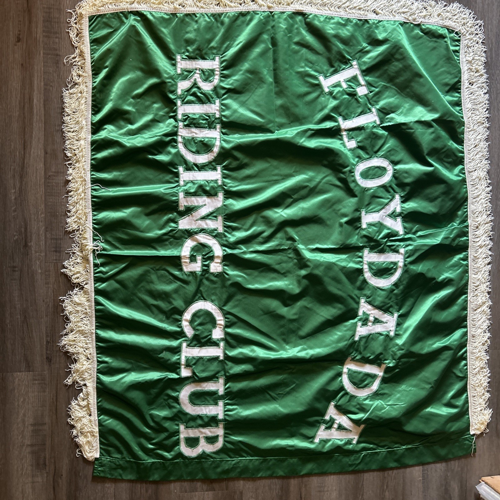 Vintage Parade Riding Club Flag Floydada Riding Club Floydada Texas 44x49 Vintage Parade Riding Club Flag Floydada Riding Club Floydada Texas 44x49