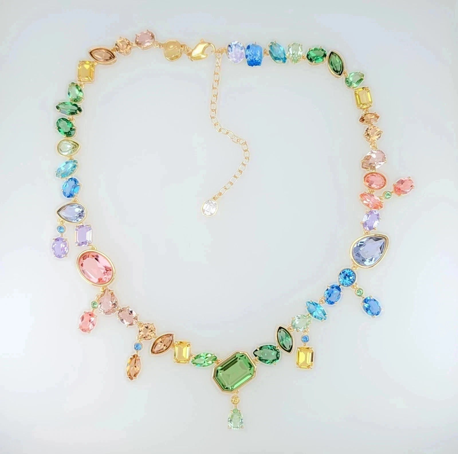 NEW SWAROVSKI Multicolor Gemstones Gema Necklace 5737443