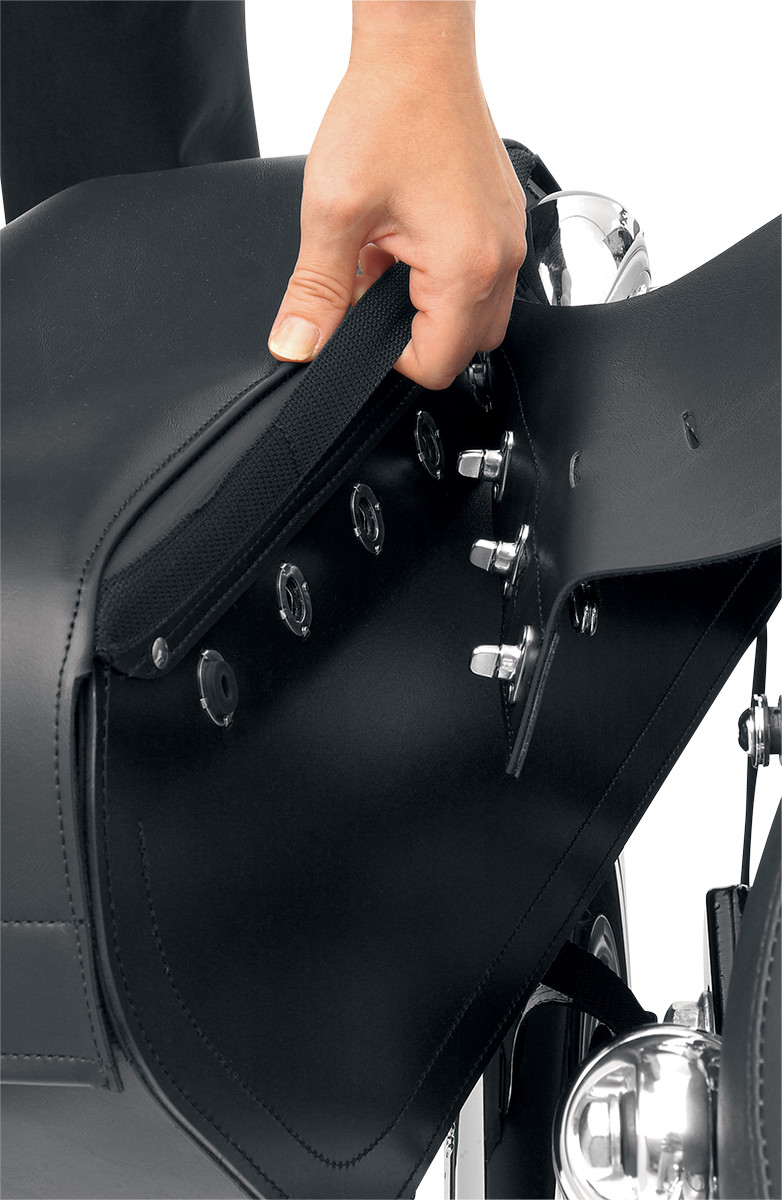 SADDLEMEN - Cruis'n Slant Face Pouch Saddlebags Large | 3501-0384