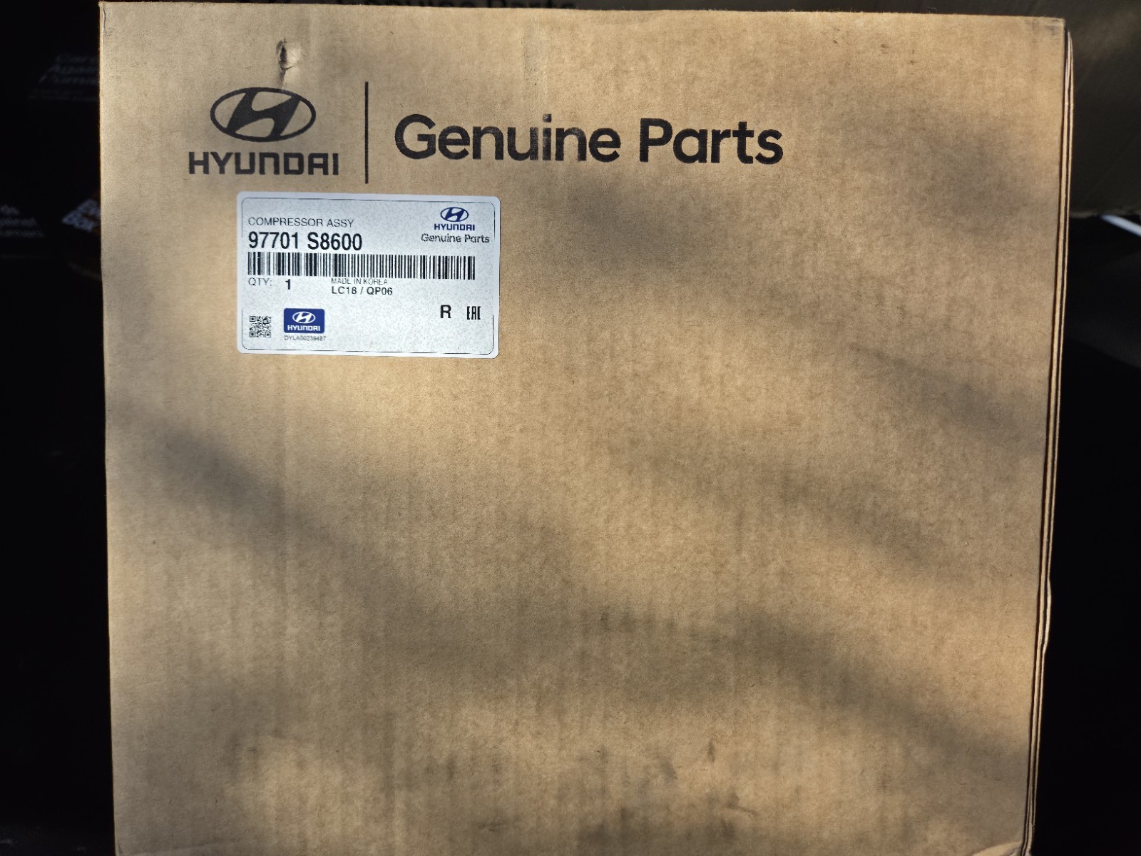 97701-S8600 OEM 2023-2025 Hyundai Palisade A/C Compressor 97701-S8600 OEM 2023-2025 Hyundai Palisade A/C Compressor