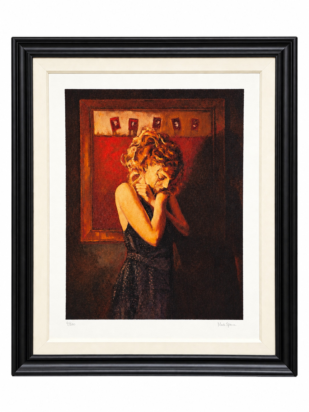 Mark Spain In My Thoughts Framed Artwork Limited Edition 						