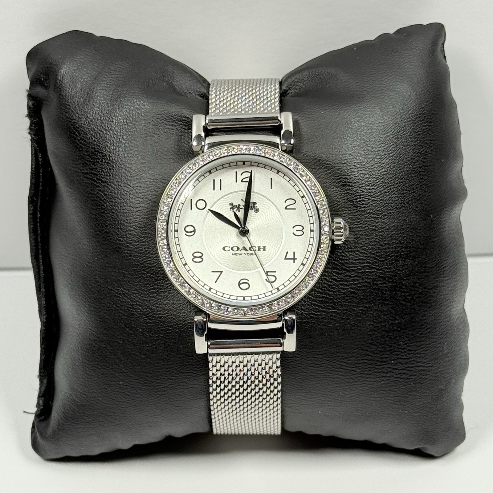 COACH Madison 14502651 Silver Dial Crystal Silver Tone Mesh Strap Women’s Watch COACH Madison 14502651 Silver Dial Crystal Silver Tone Mesh Strap Women’s Watch