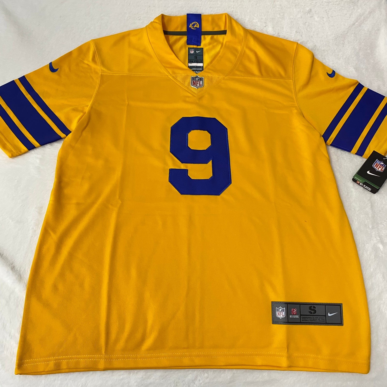 Matthew Stafford #9 Los Angeles Rams Stitched Football Jersey (Sizes S-4XL)