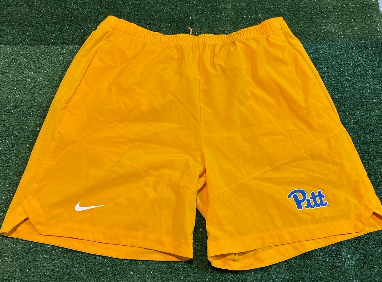 Pitt Panthers shorts mens XL yellow nike lightweight breathable 7 Pitt Panthers shorts mens XL yellow nike lightweight breathable 7