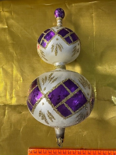 Vtg 1970s-80's W. Germany Bavarian Finial  Christmas Ornament Timothy DeClue 9.5