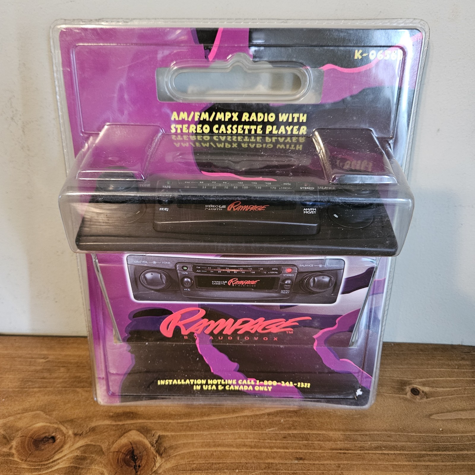 Audiovox Rampage K-06563 Car Stereo Cassette Player NOS Brand New Sealed Audiovox Rampage K-06563 Car Stereo Cassette Player NOS Brand New Sealed