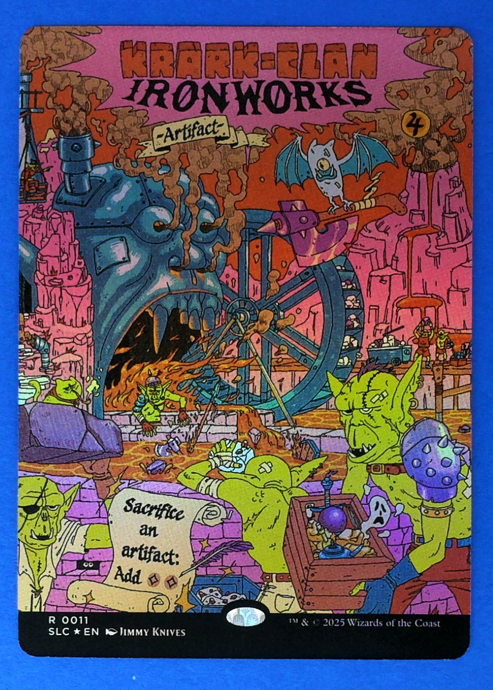 MTG Krark-Clan Iron Works FOIL Encyclopedia Of Magic Secret Lair 0011 RARE MTG Krark-Clan Iron Works FOIL Encyclopedia Of Magic Secret Lair 0011 RARE