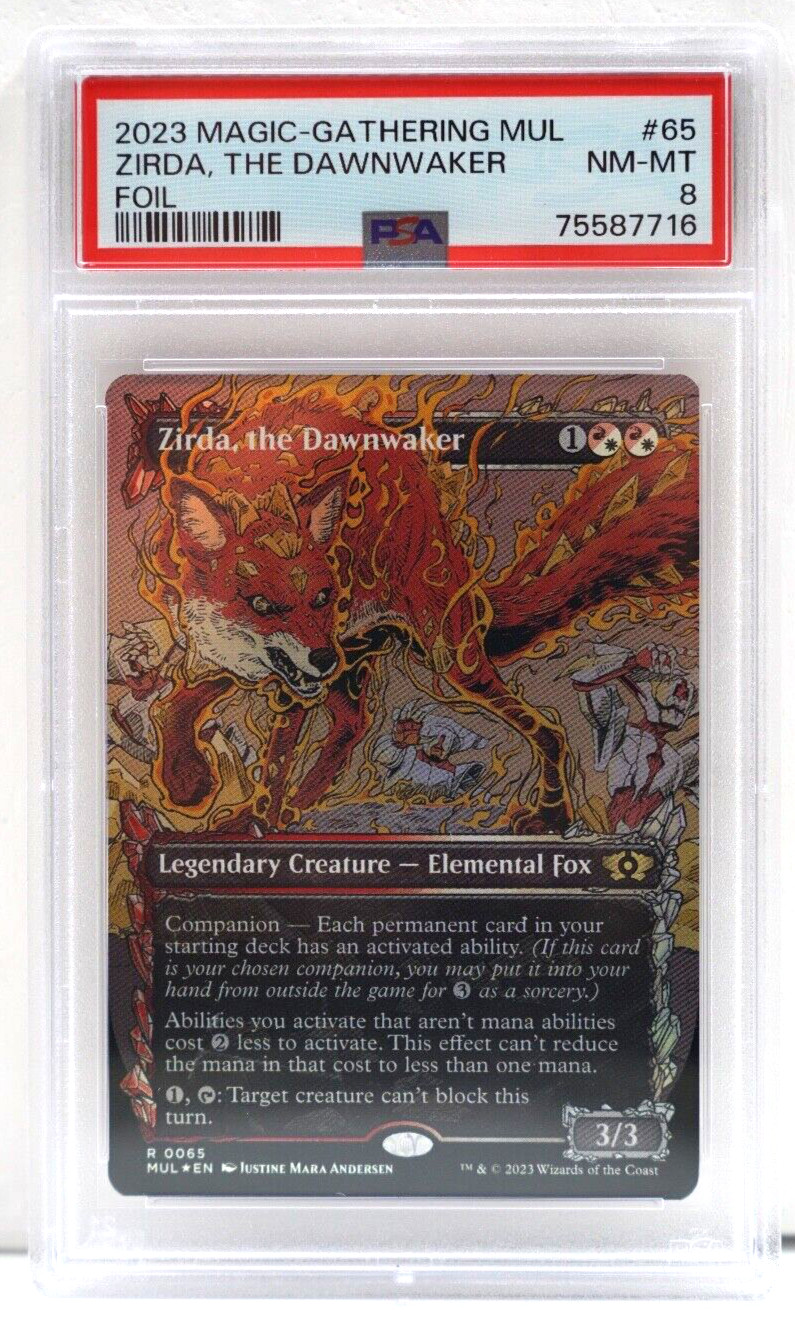 MTG Zirda, The Dawnwaker Foil Card March of the Machine Multiverse Legends PSA 8