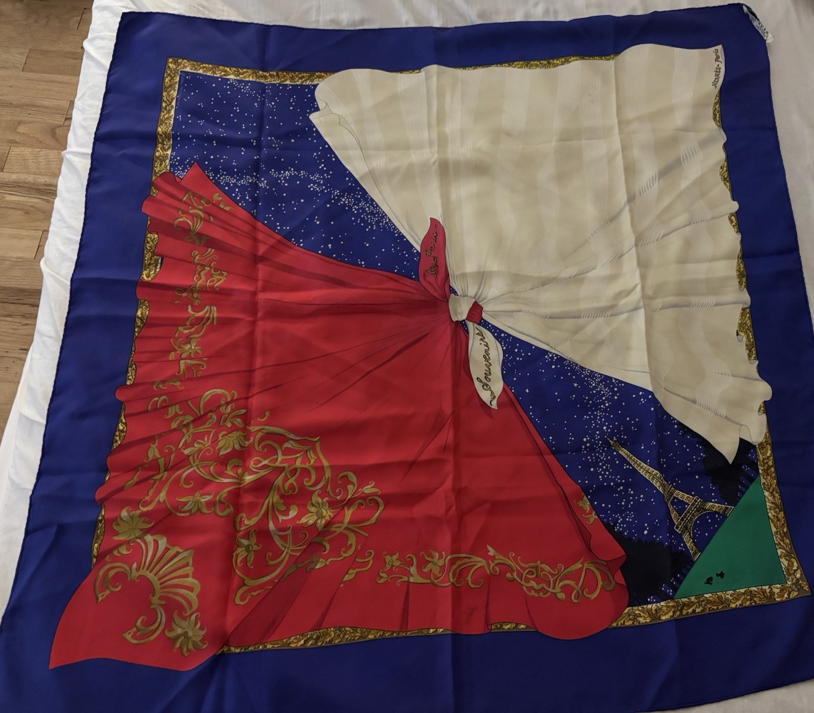 Hermès “Souvenirs de Paris” Vintage Silk Scarf 90cm – Hilton McConnico 