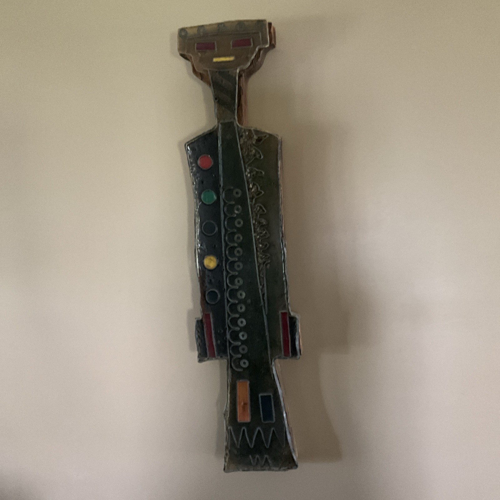 Vintage Abstract Art One Of A Kind.  Over 3 Feet Tall, Made In Early 60’s