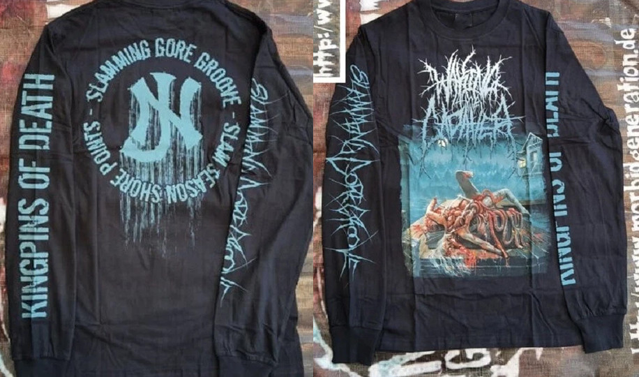 Waking the Cadaver band long tee Size S-5XL Black