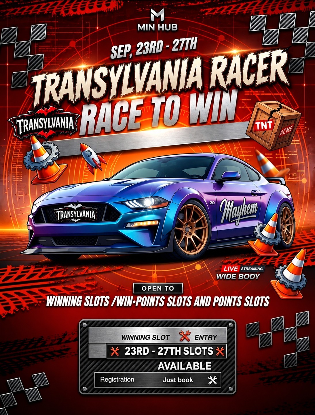 TRANSYLVANIA RACERS MUST WIN 3RACE 3ME:1YOU🔥GRANTTED WIN OTHERWISE FREE🔥