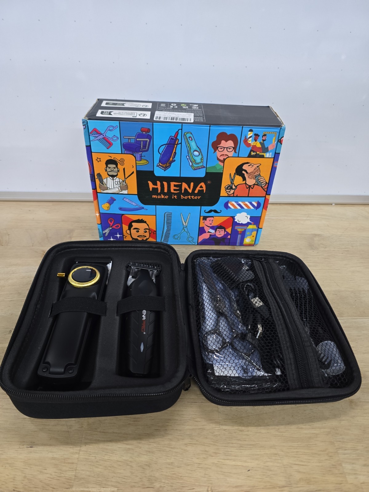 HIENA PRO Professional Hair Clippers for Men Rechargeable Barber Clippers & Trim HIENA PRO Professional Hair Clippers for Men Rechargeable Barber Clippers & Trim