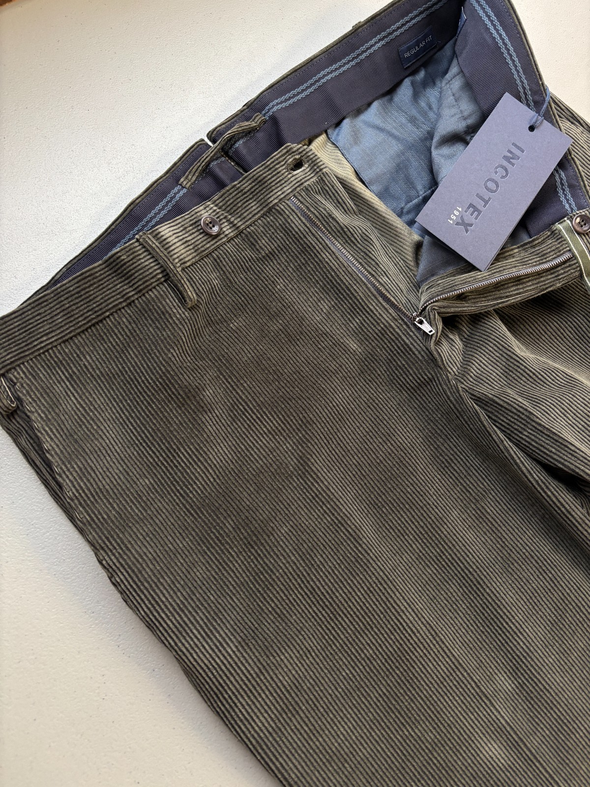 NWT Incotex Cotton Cashmere Corduroy Pants Size 38 waist (54 EUR) NWT Incotex Cotton Cashmere Corduroy Pants Size 38 waist (54 EUR)