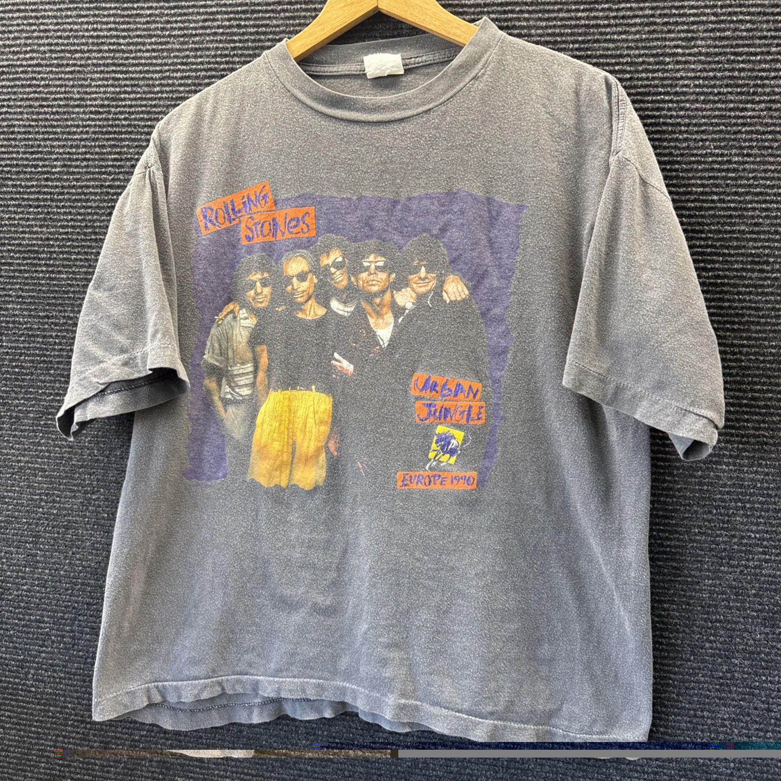 The Rolling Stones 1990 Urban Jungle Europe Tour T-Shirt 90s Vintage VTG The Rolling Stones 1990 Urban Jungle Europe Tour T-Shirt 90s Vintage VTG