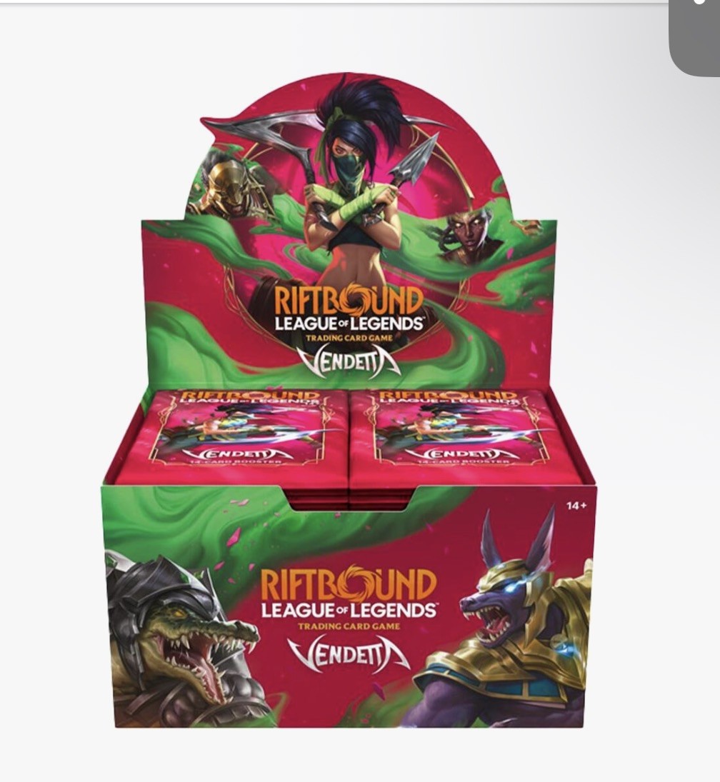 Riftbound League of Legends Vendetta Booster Box - NEW IN-HAND SEALED