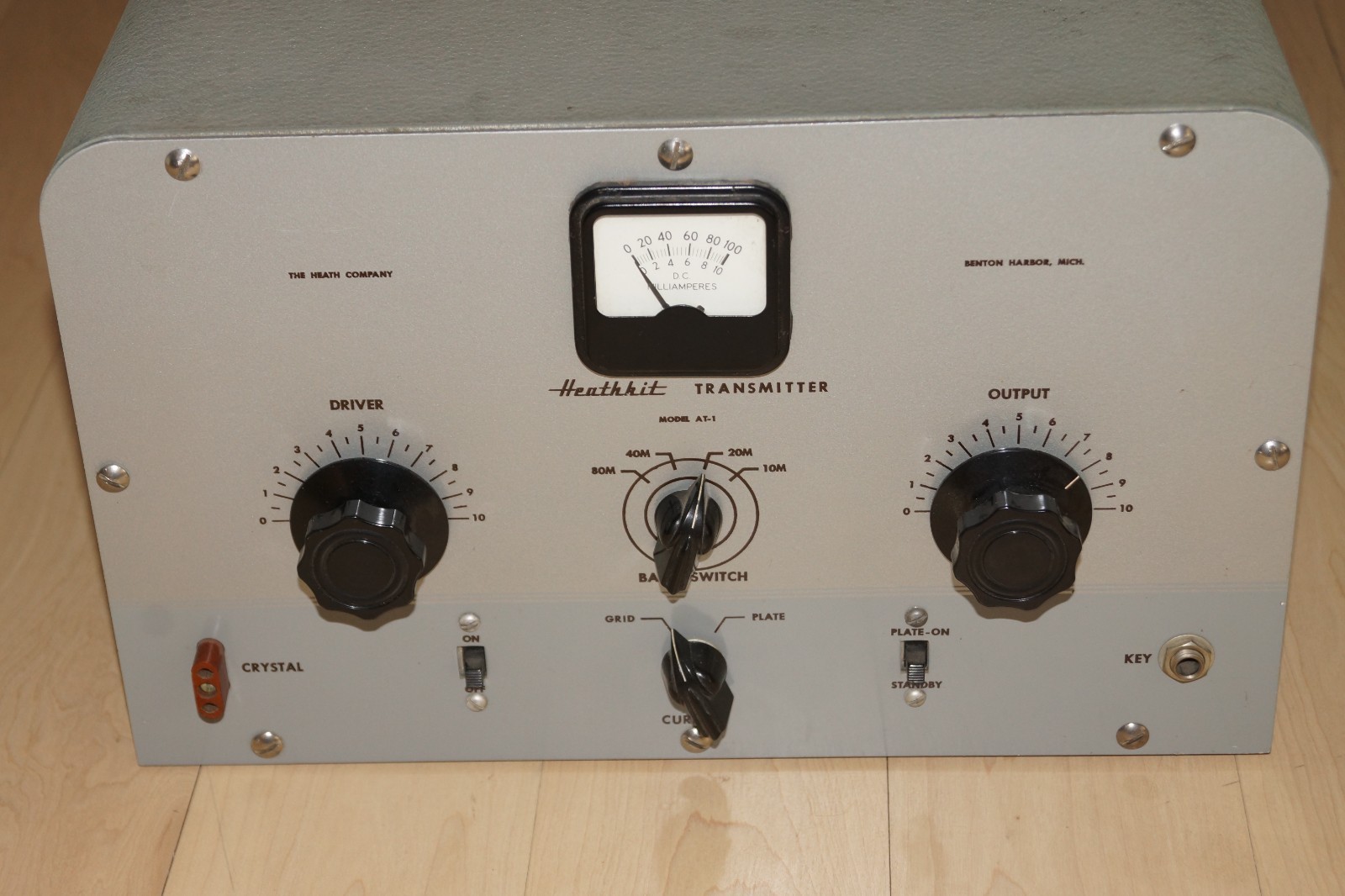 Heathkit AT-1 Vintage HF Transmitter Nice Condition for Age Heathkit AT-1 Vintage HF Transmitter Nice Condition for Age