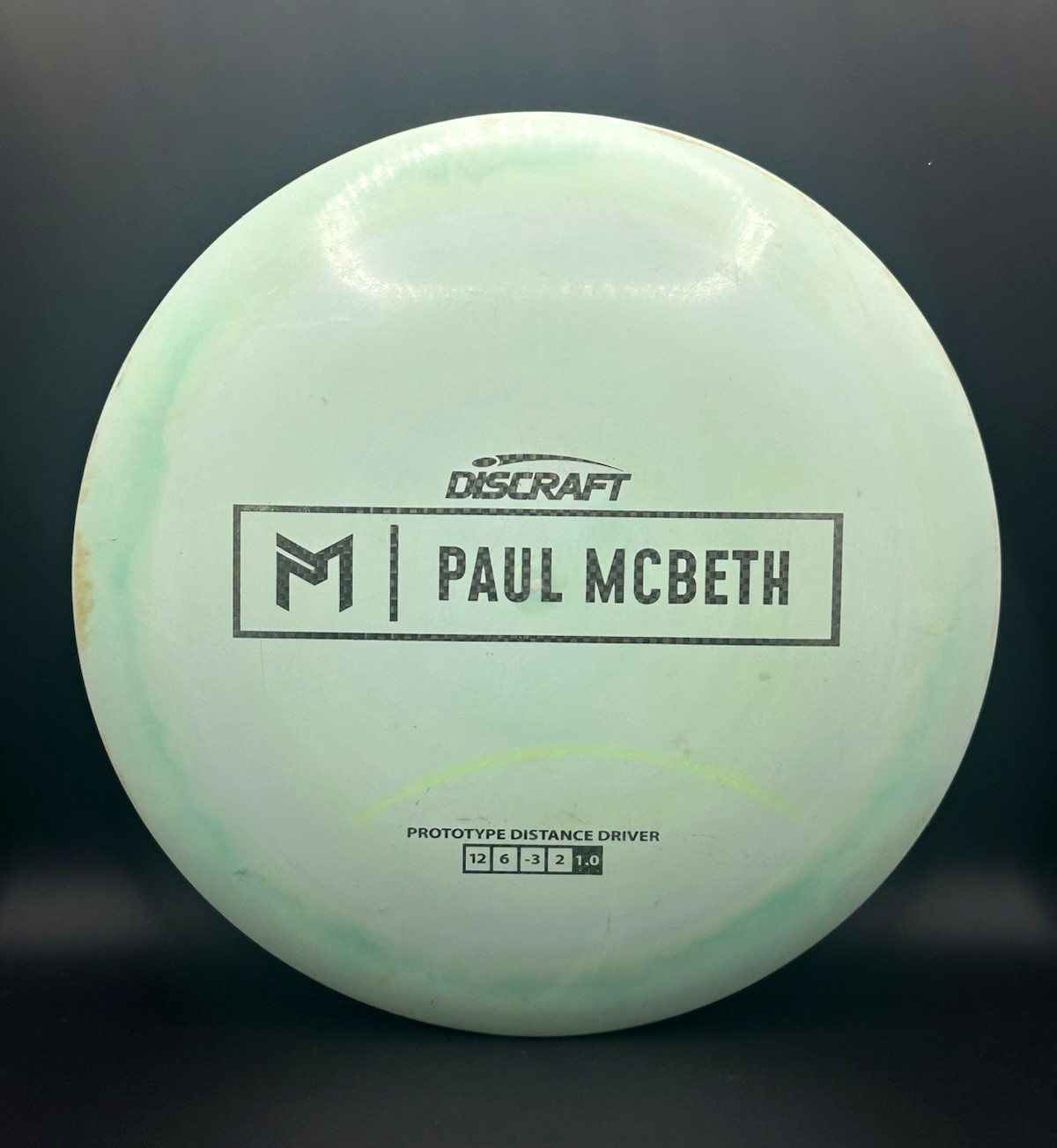 Discraft Paul McBeth Prototype Distance Driver Green RARE OOP *Prototype Hades*