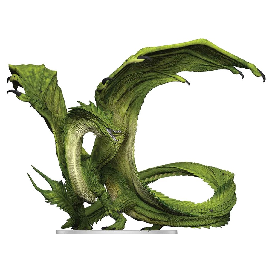 WizKids D&D: Icons of the Realms: Adult Green Dragon Deceiver Boxed Miniature WizKids D&D: Icons of the Realms: Adult Green Dragon Deceiver Boxed Miniature