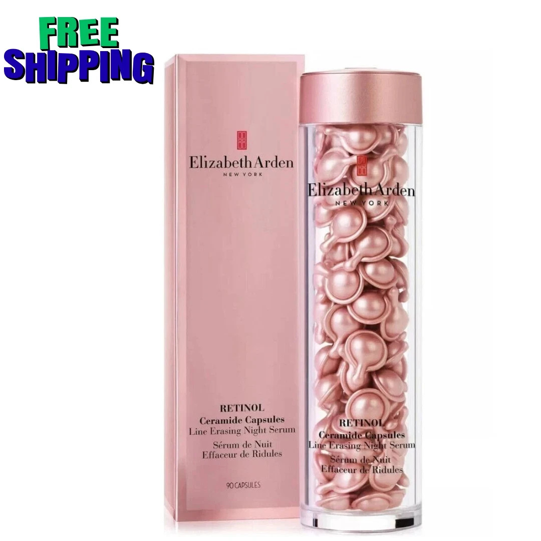 Elizabeth Arden Retinol + Ceramide Night Serum Capsules 90 Ct Face Skincare Hydr