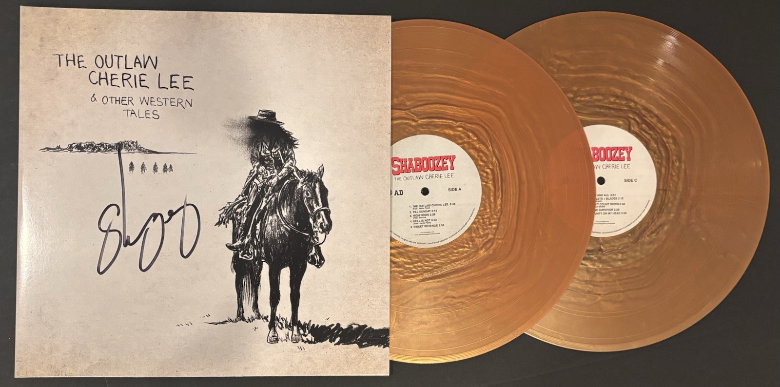 Shaboozey Signed The Outlaw Cherie Lee & Other Western Tales Vinyl Proof In Hand