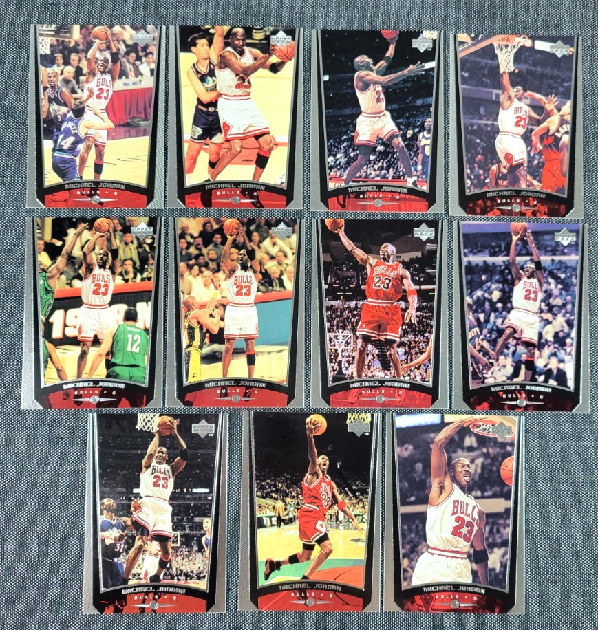 Michael Jordan 1998-99 Upper Deck Lot Of 11 Cards The GOAT Chicago Bulls (EUC)