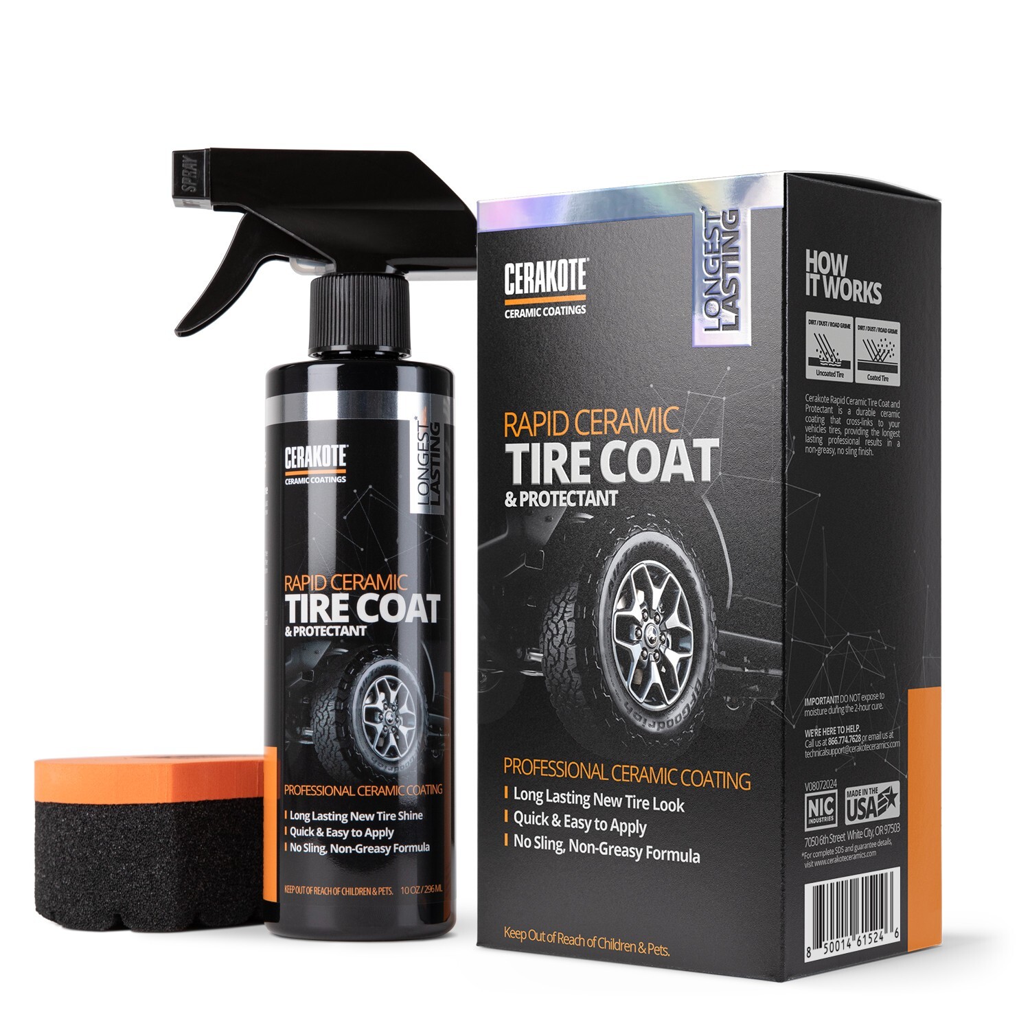 Cerakote Rapid Ceramic Tire Coat - 10 oz. Kit