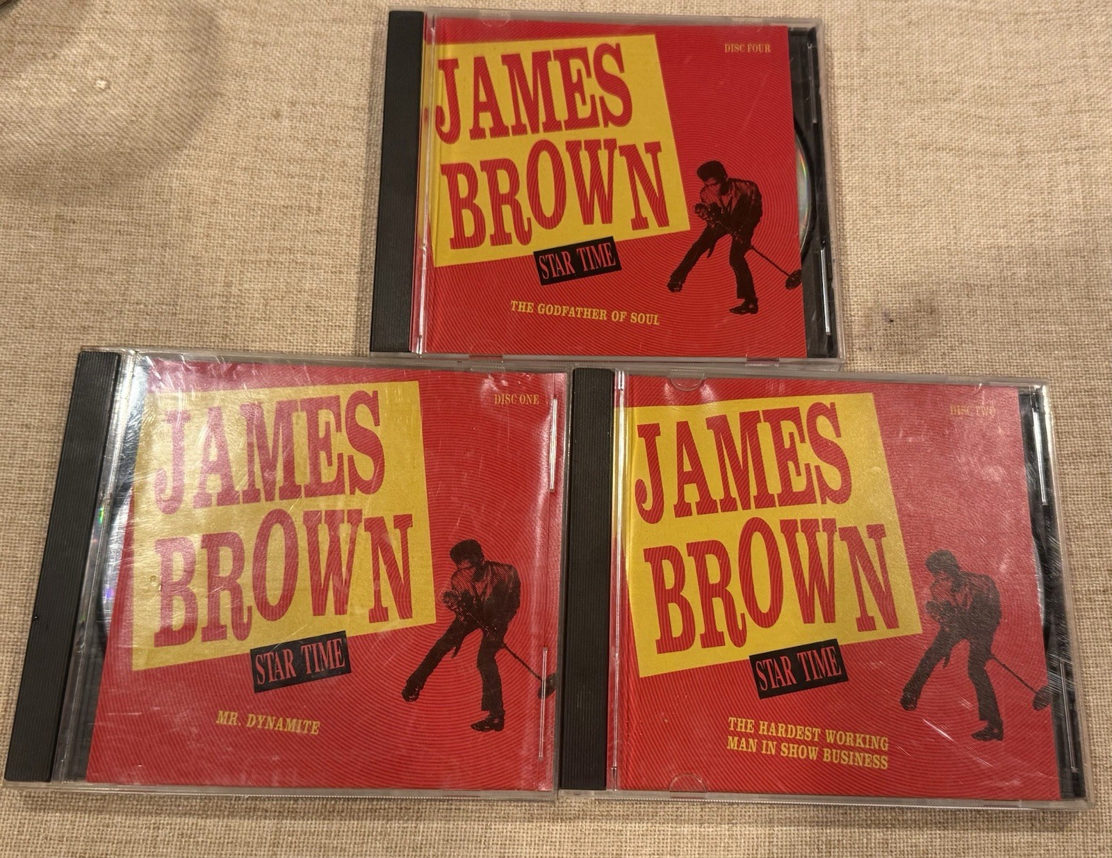 James Brown Star Time 3 CD Lot - 57 Songs
