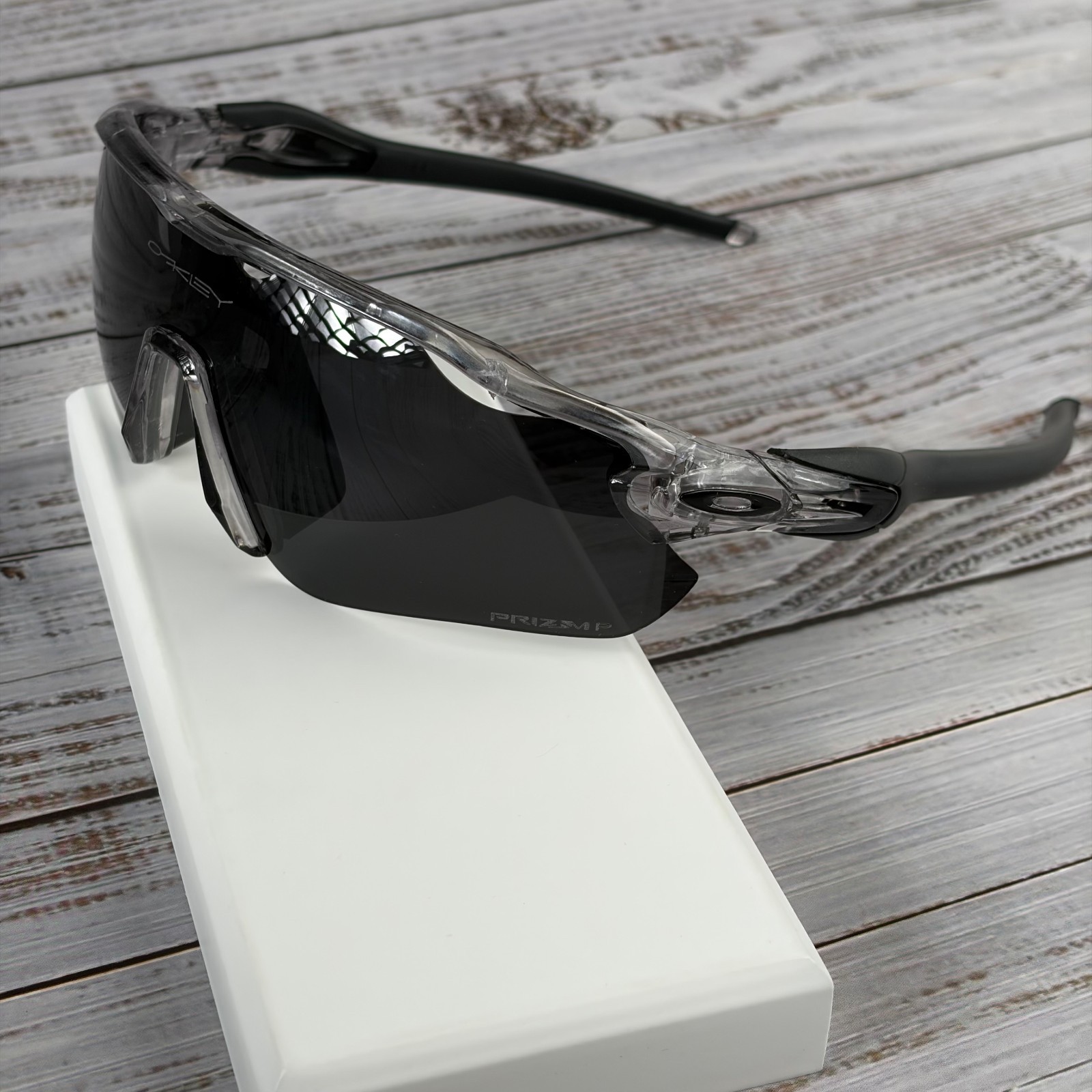 NEW Oakley Radar EV Path Clear Frame Prizm Black Sunglasses OO9208