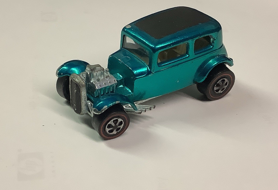 Vintage Hot Wheels Redline 1969 Classic 32 Ford Vicky Aqua / Tan Int Vintage Hot Wheels Redline 1969 Classic 32 Ford Vicky Aqua / Tan Int