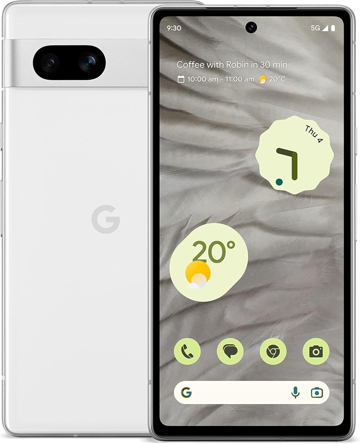 Google Pixel 7A - 128GB - Snow - Verizon Locked - Excellent Refurbished