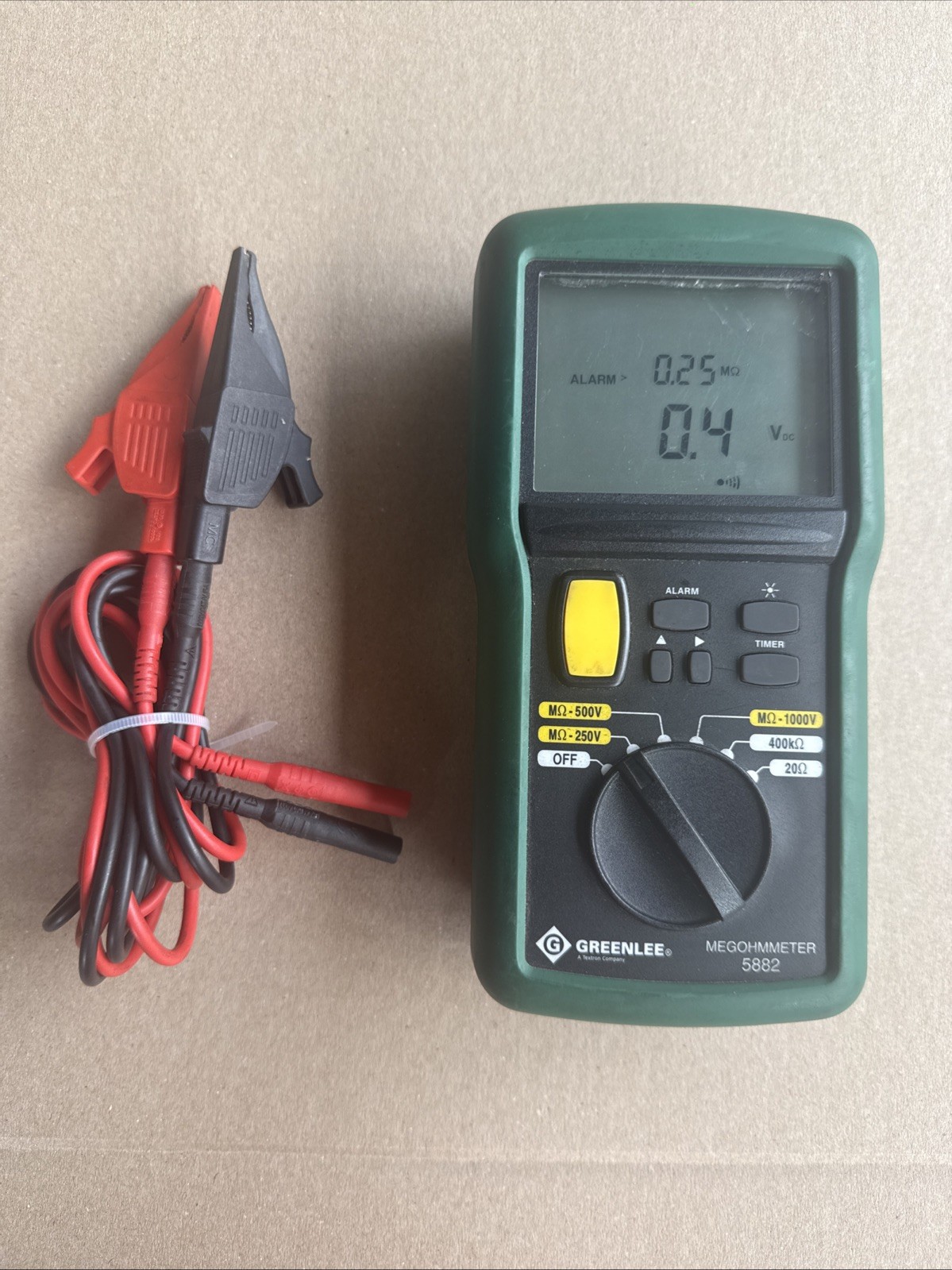 Greenlee 5882A Digital/Analog Megohmmeter Multimeter