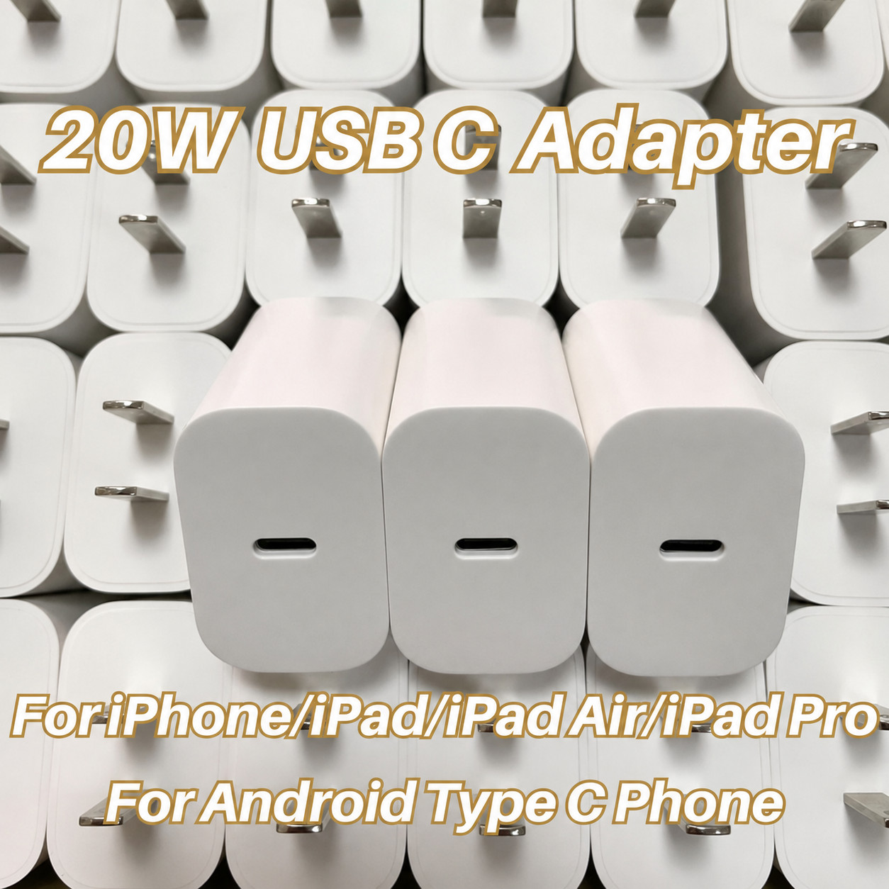 Lot 20W USB C Type C Power Adapter Fast Charger Block For iPhone 17 16 15 14+ 13